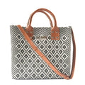 Panda Large Woven Crossbody Bag