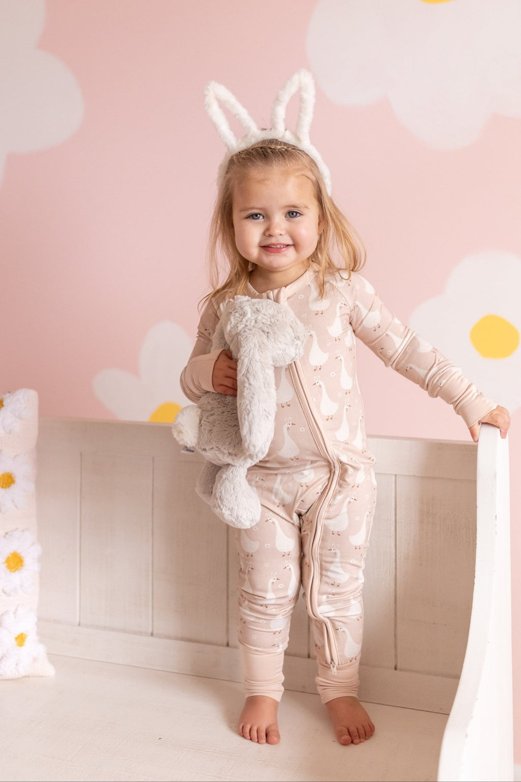 Silly Goose on the Loose Bamboo Zippy Romper - Shop Avnu