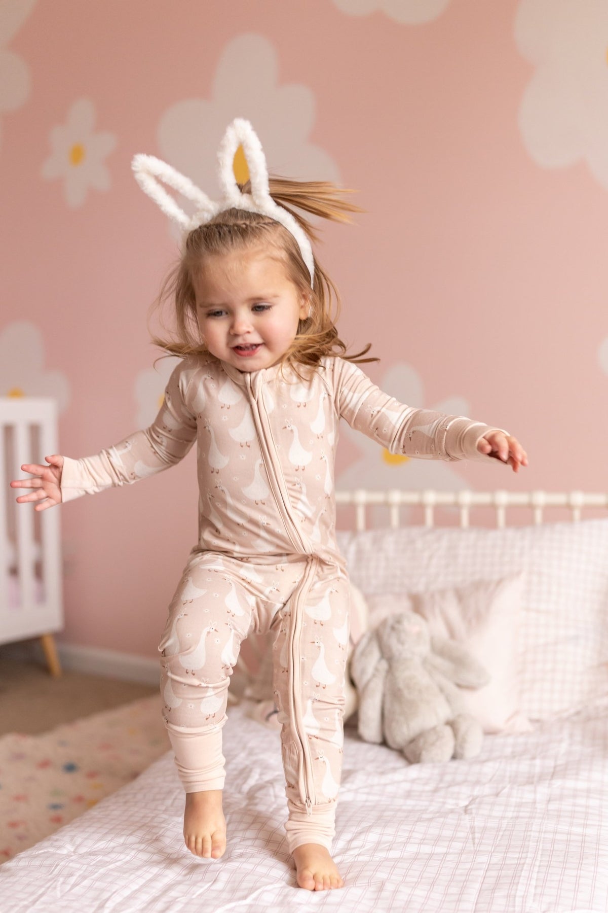 Silly Goose on the Loose Bamboo Zippy Romper - Shop Avnu