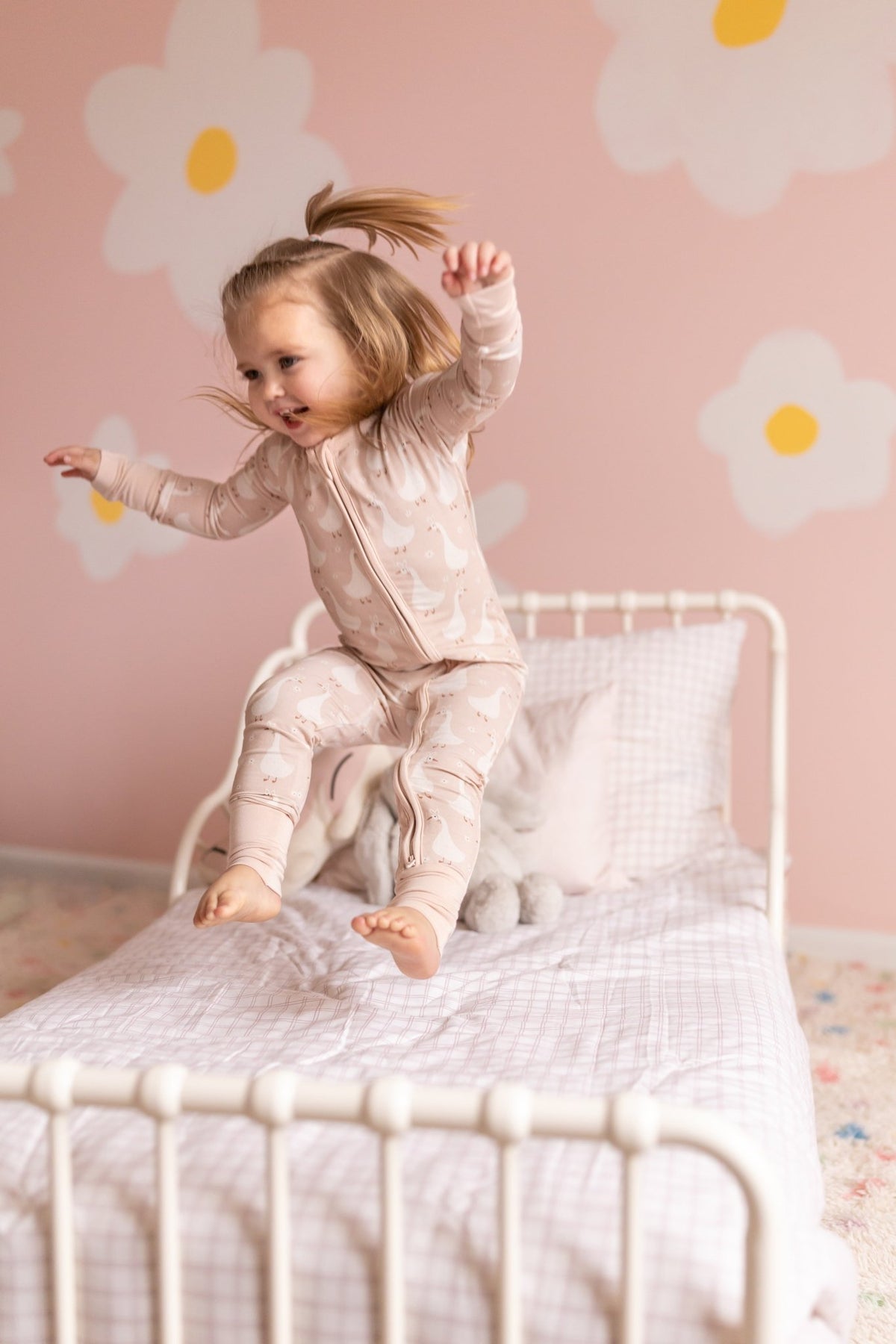 Silly Goose on the Loose Bamboo Zippy Romper - Shop Avnu