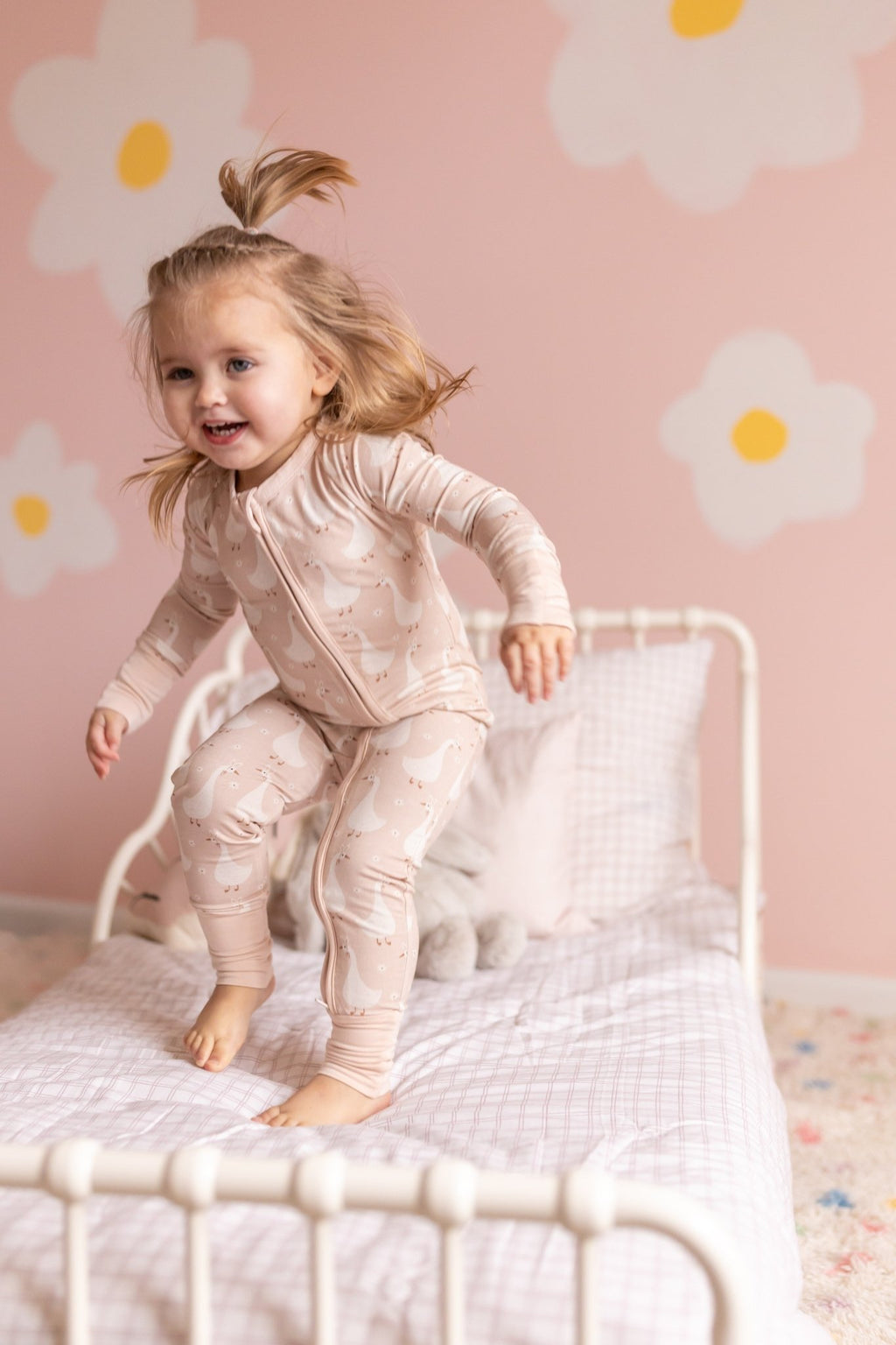 Silly Goose on the Loose Bamboo Zippy Romper - Shop Avnu