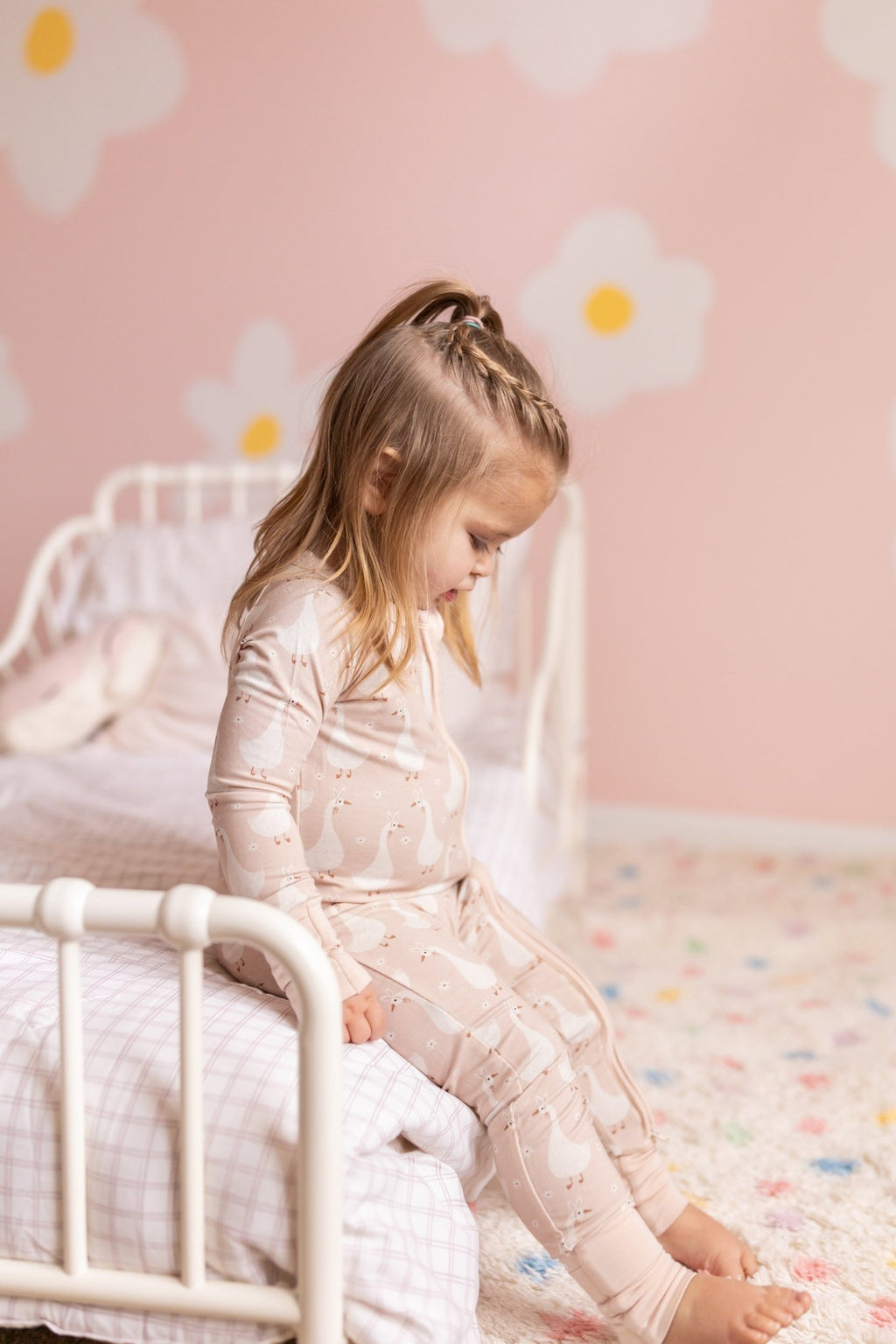 Silly Goose on the Loose Bamboo Zippy Romper - Shop Avnu