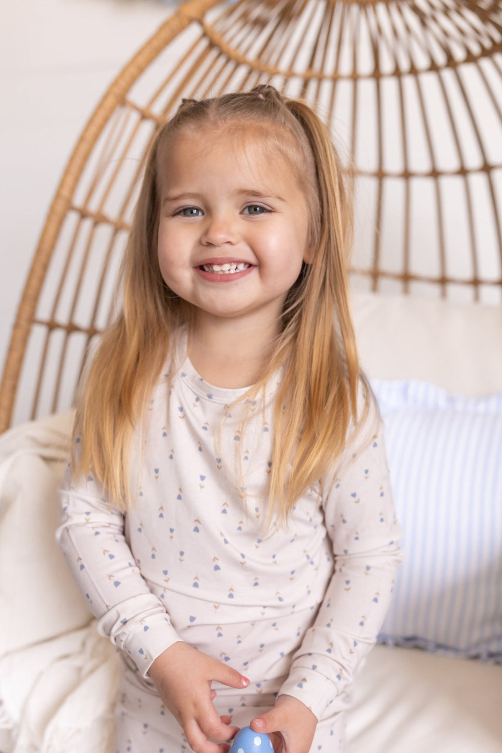 Tiny Tulips 2pc Bamboo Pajamas - Shop Avnu