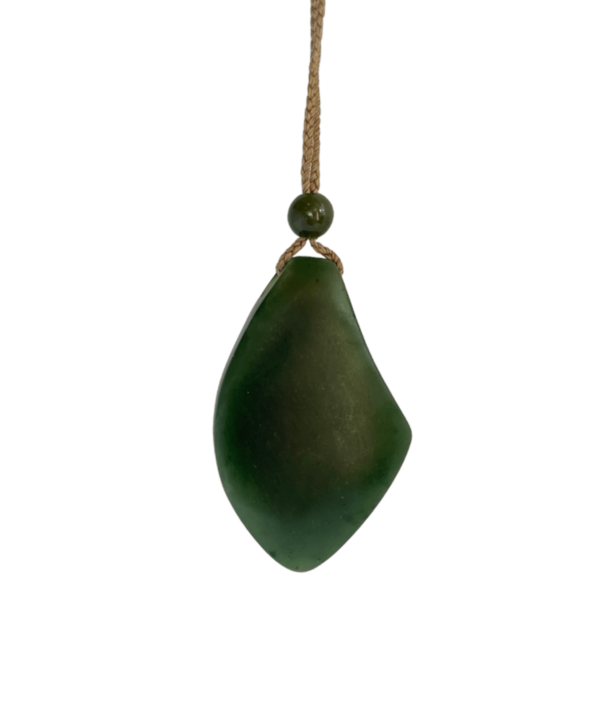 Jade Pendant, with Australia Jade and Abalone Inlay, 1.75" - Shop Avnu