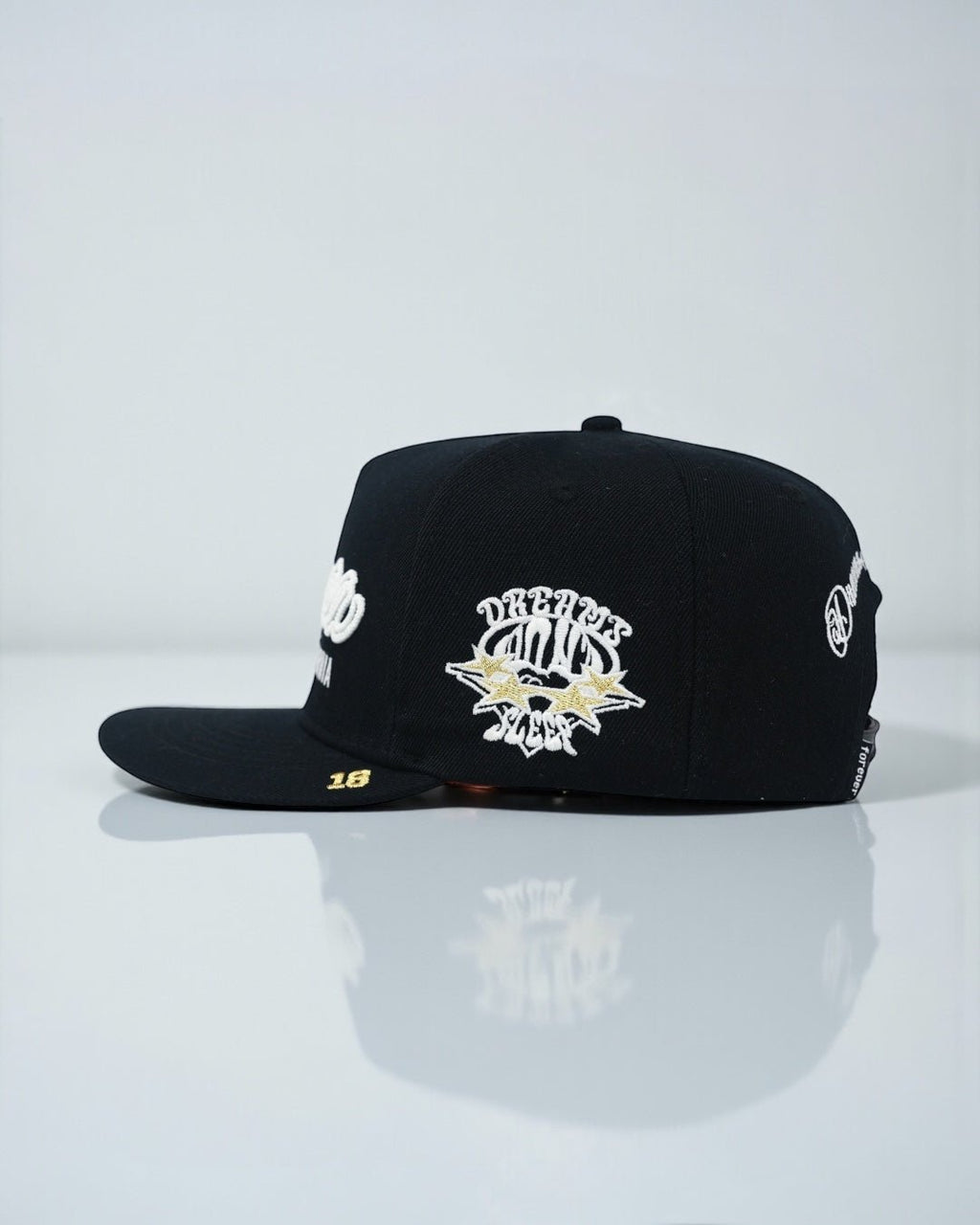 OG BA: From the Bay to the World Snapback (Black Acrylic Wool) - Shop Avnu