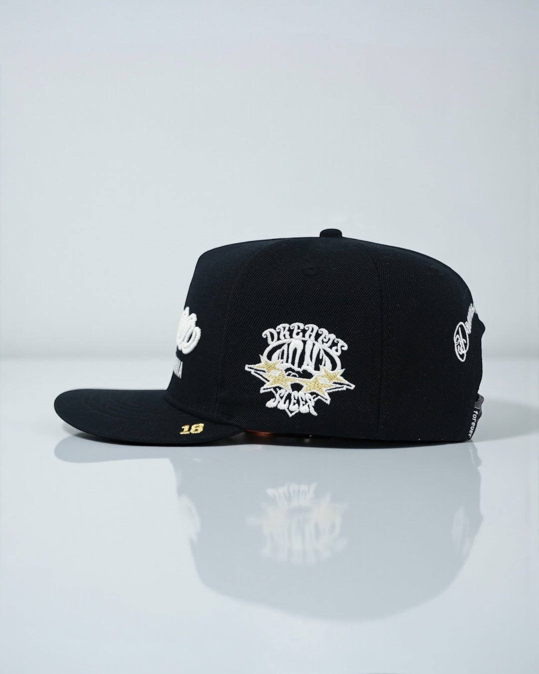 OG BA: From the Bay to the World Snapback (Black Acrylic Wool) - Shop Avnu