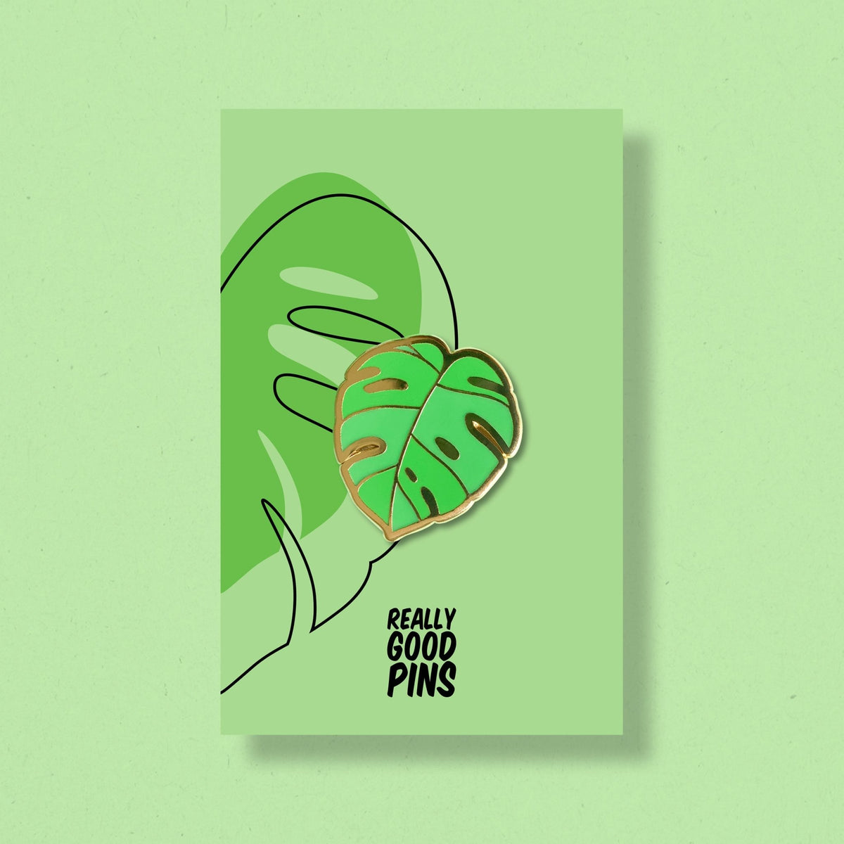 Monstera Pin - Shop Avnu