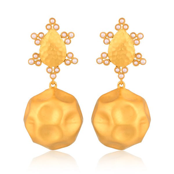 Playa del Sol Drop Earrings - Pearl - Shop Avnu