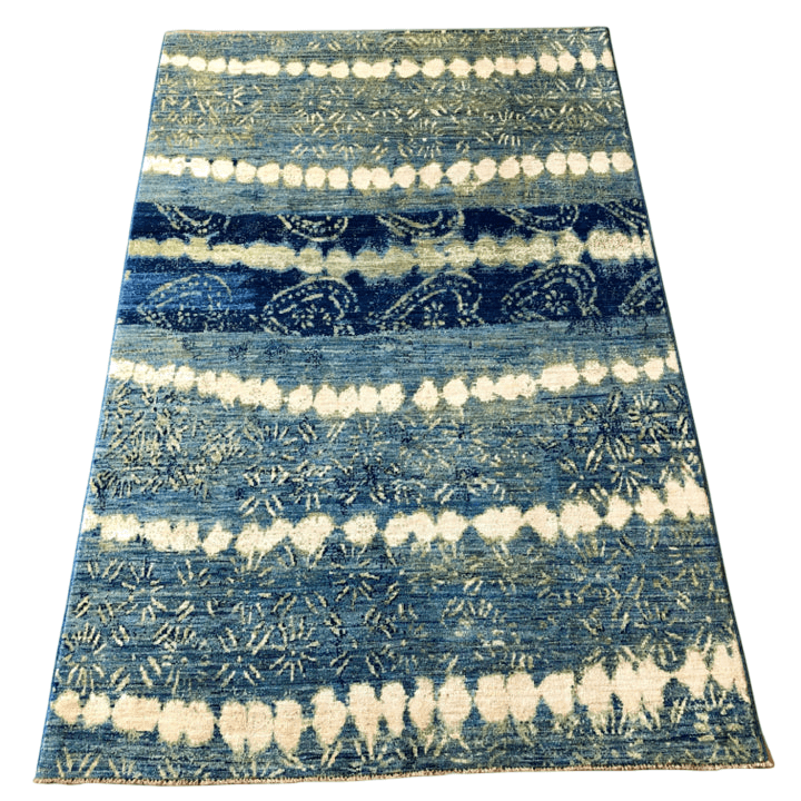 Gabbeh (6'00"x9'01") blue/green