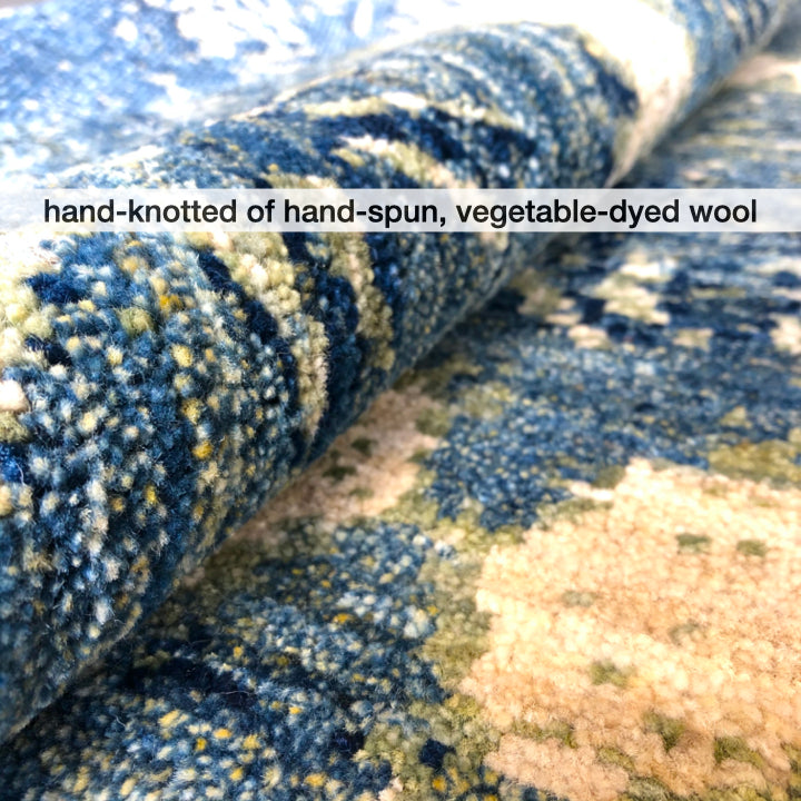 Gabbeh (6'00"x9'01") blue/green