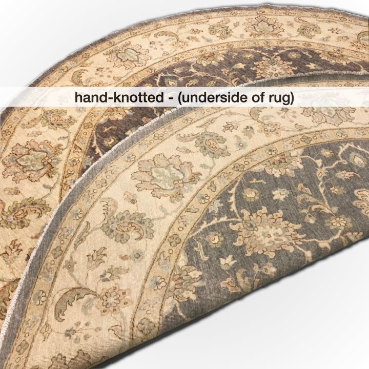 Chobi (8' Round) gray/lt.gold