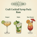 Craft Cocktail Syrup Pack: Rum