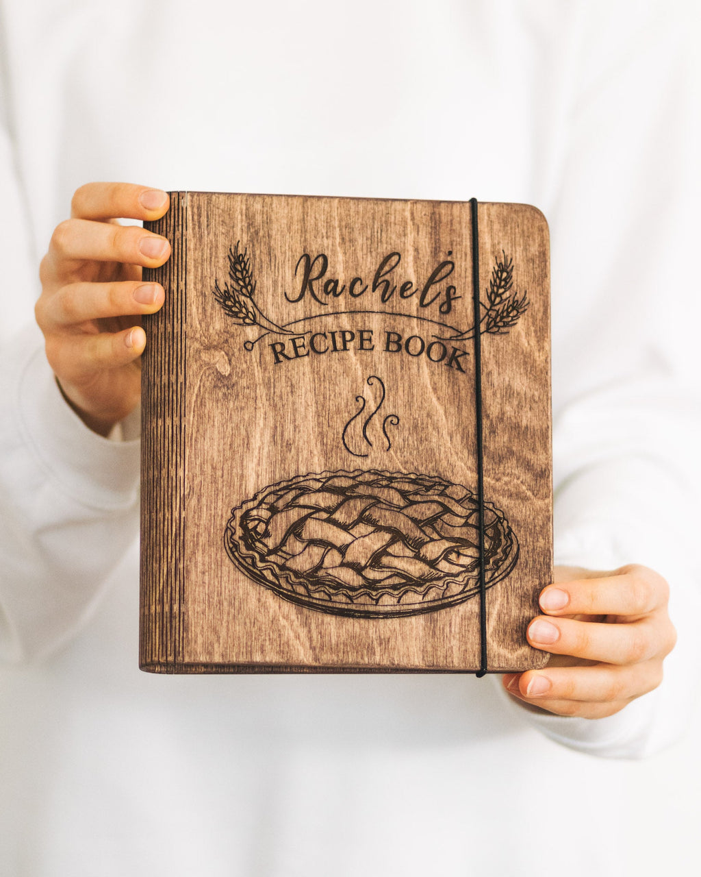 Wooden Recipe Book – Pies & Tarts