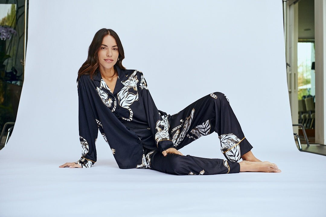 Washable Silk Pajama Set - Kenya - Shop Avnu