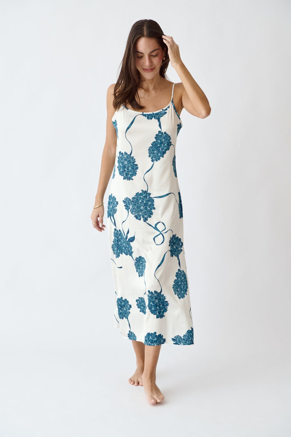 Washable Silk Dress - Blossom - Shop Avnu