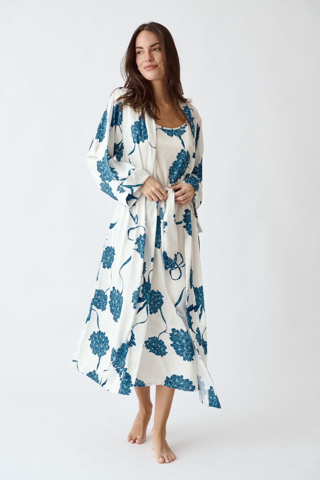 Washable Silk Kimono - Blossom - Shop Avnu