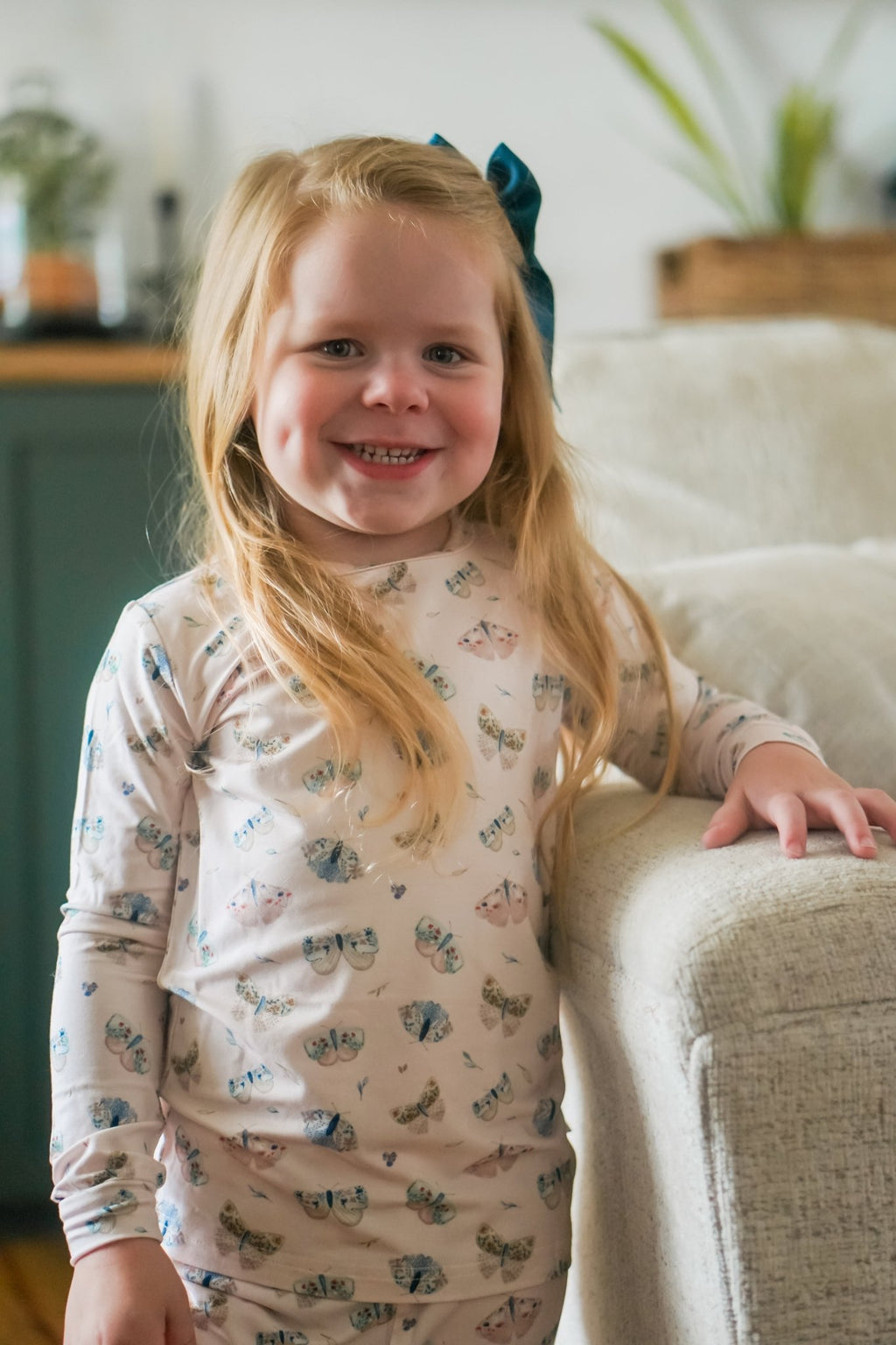 Luna Moths 2pc Bamboo Pajamas - Shop Avnu