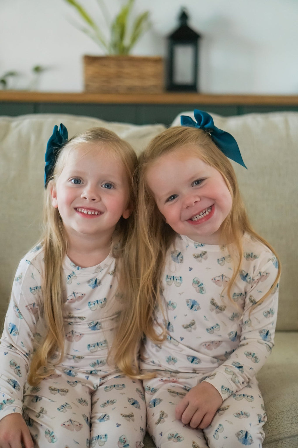 Luna Moths 2pc Bamboo Pajamas - Shop Avnu