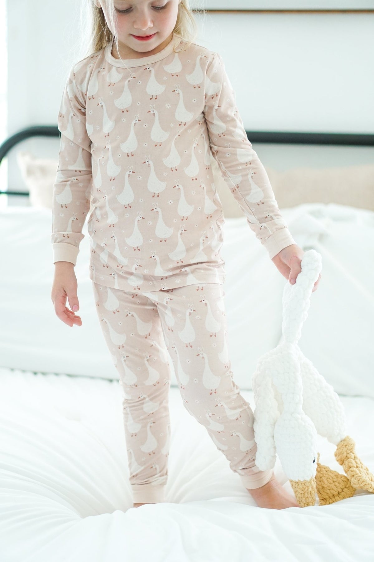 Silly Goose on the Loose 2pc Bamboo Pajamas - Shop Avnu
