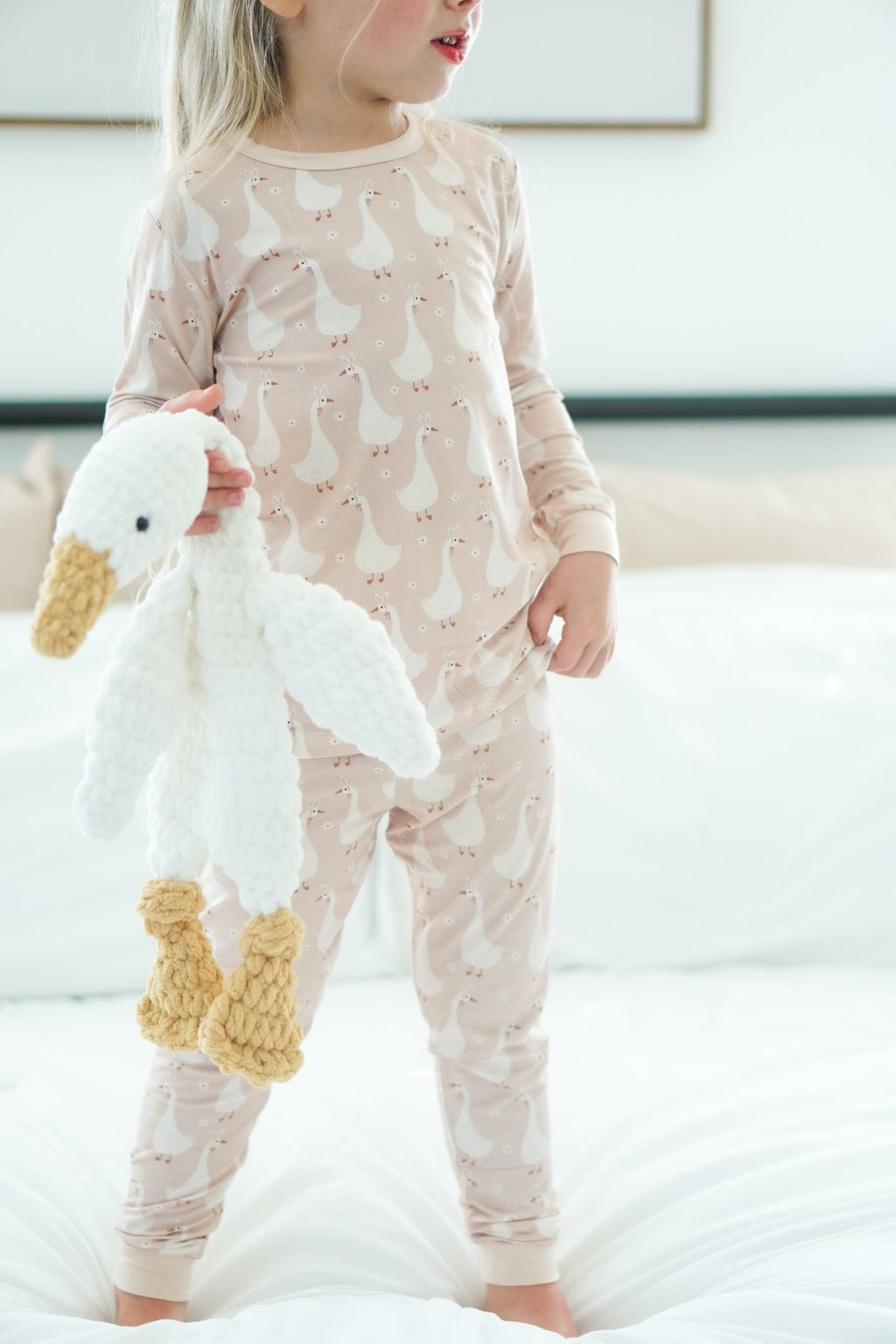 Silly Goose on the Loose 2pc Bamboo Pajamas - Shop Avnu