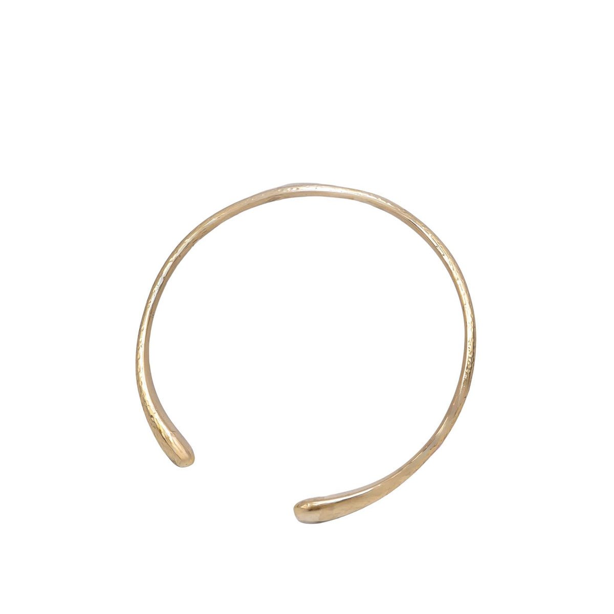 Sana Hammered Cuff Choker with Teardrop Ends