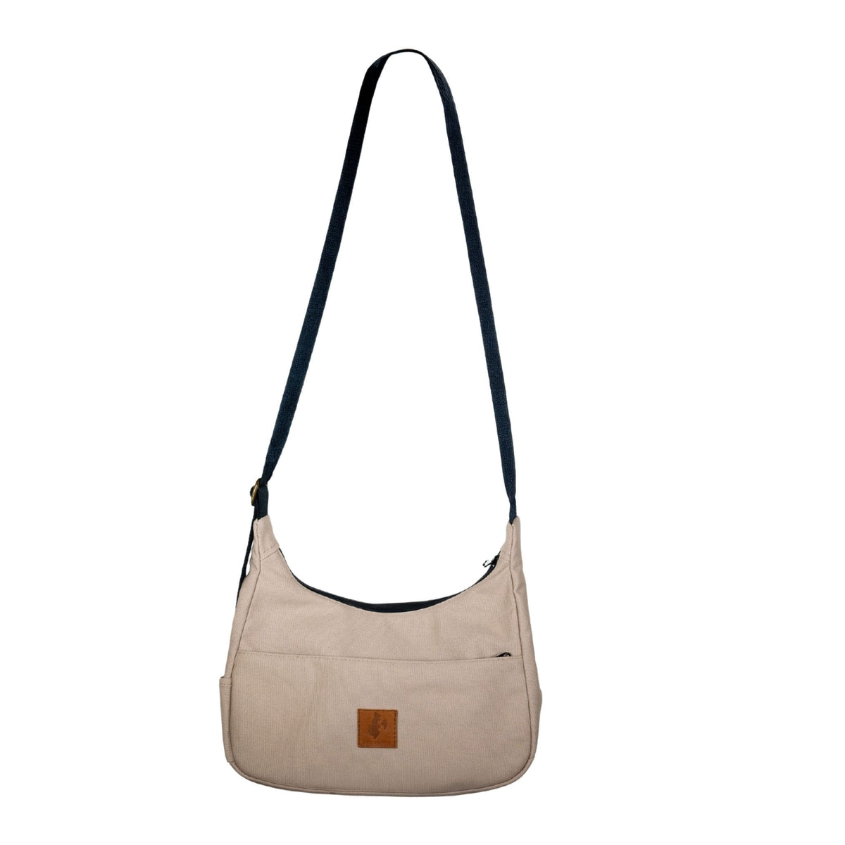 Crossbody Crescent Bag - Canvas Shoulder Bag for Women