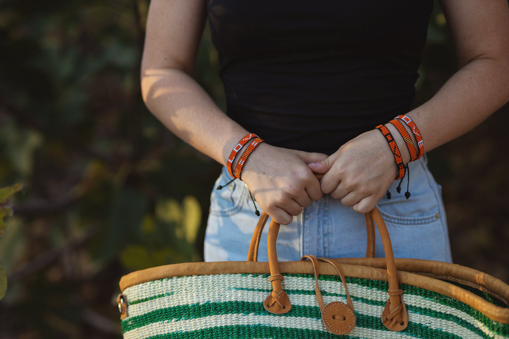 Radiant Love Hand Beaded Friendship Bracelet