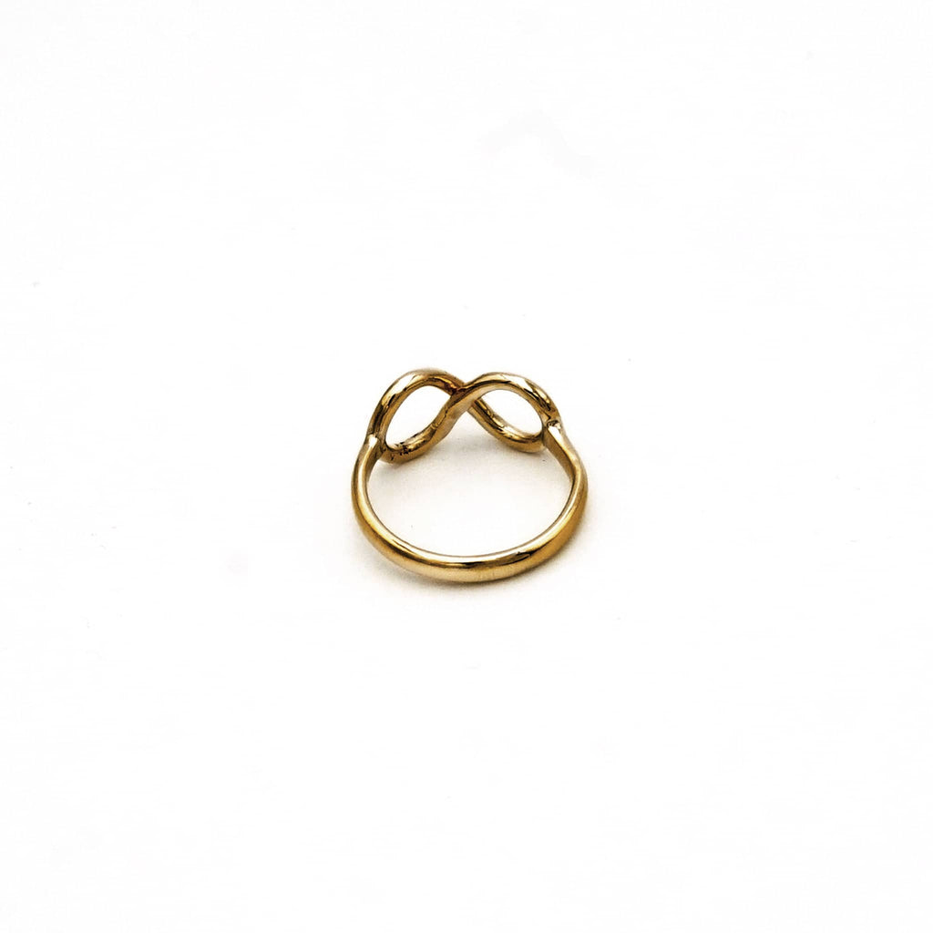 Saya Infinite Ring, Handmade brass Jewelry