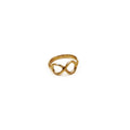 Saya Infinite Ring, Handmade brass Jewelry
