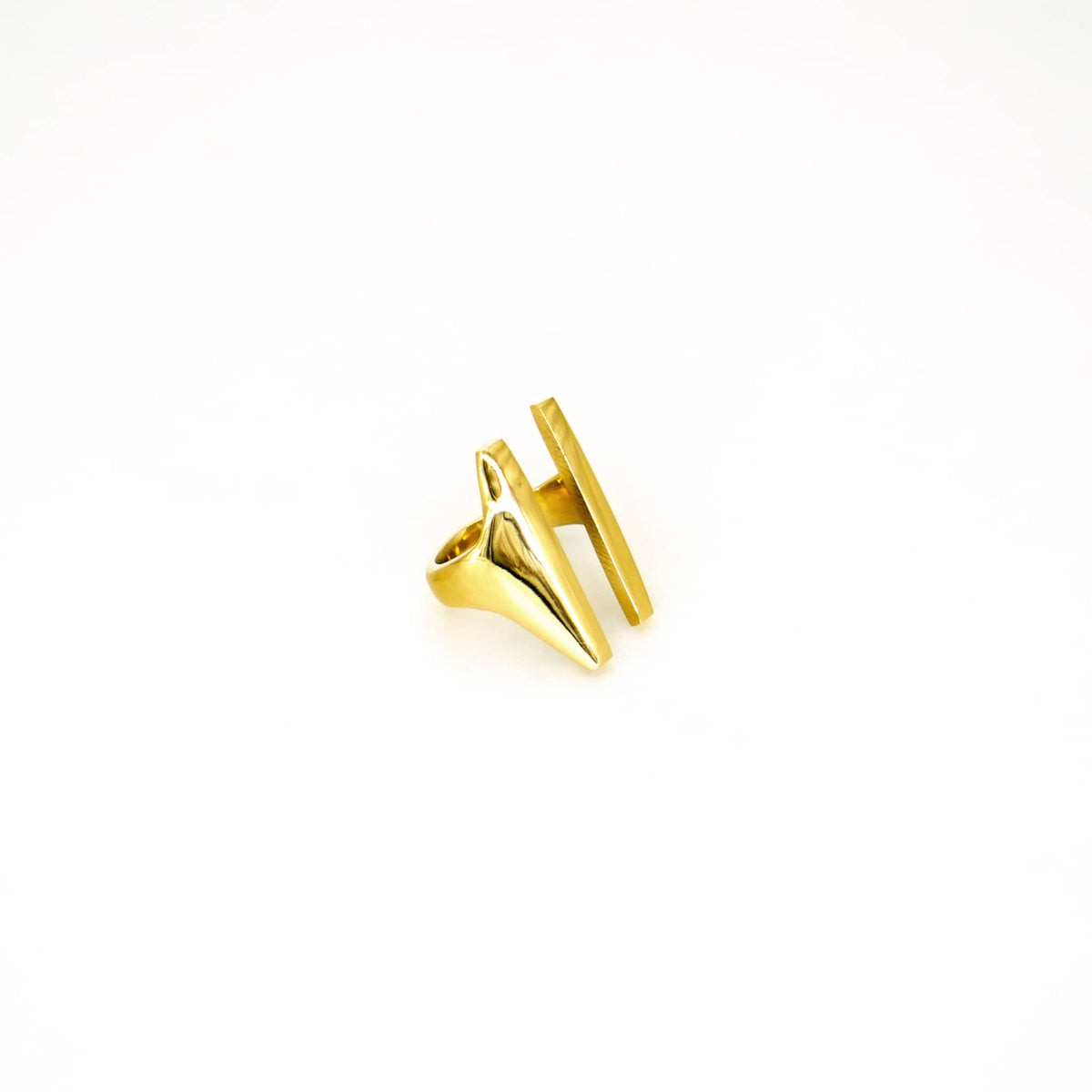 Sema Adjustable Double Bar Ring