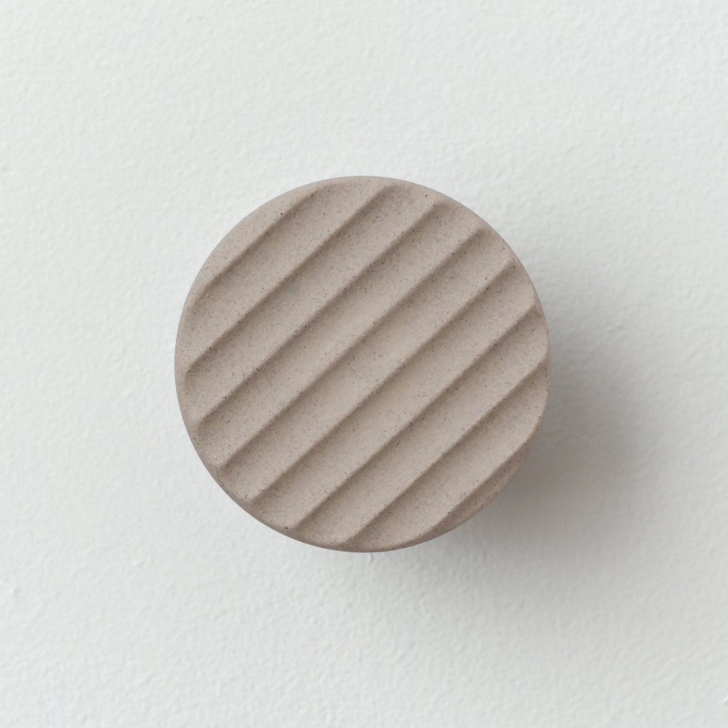 Sequence coat hook - Fluted