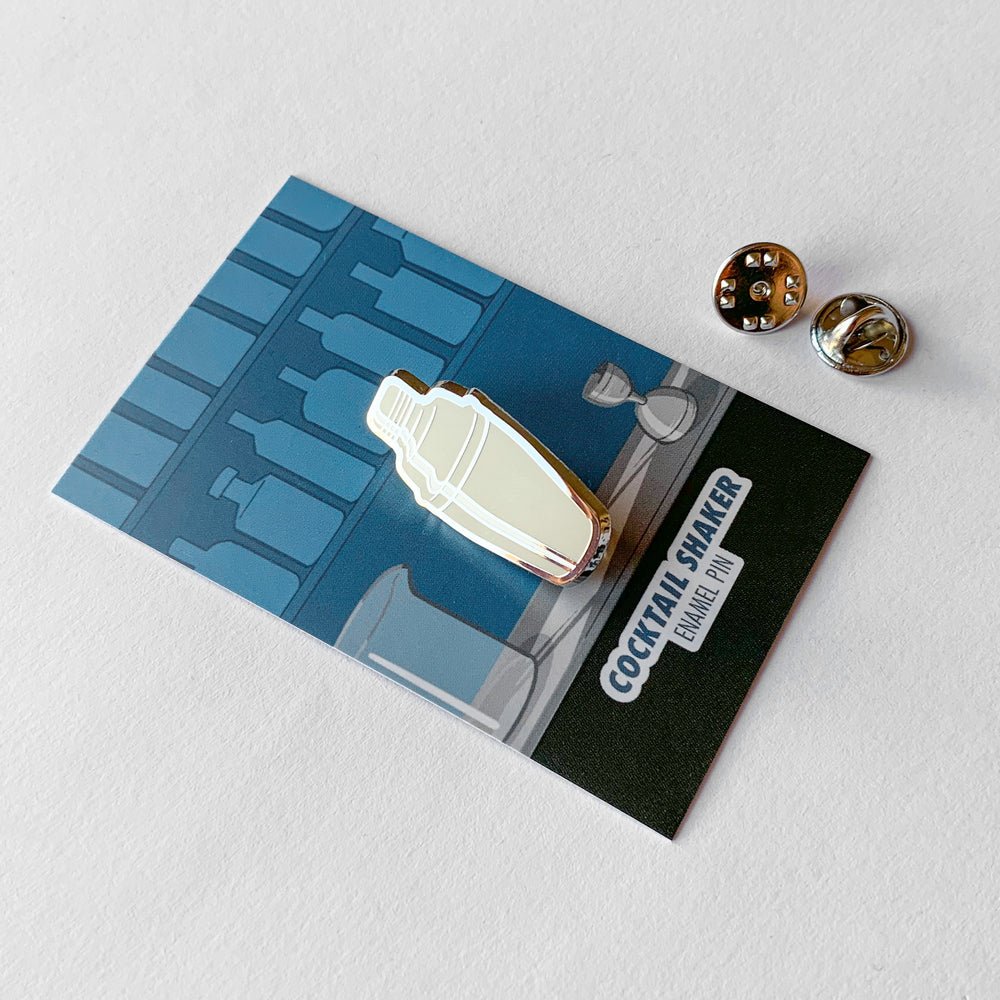 Vintage Cocktail Shaker Pin - Shop Avnu