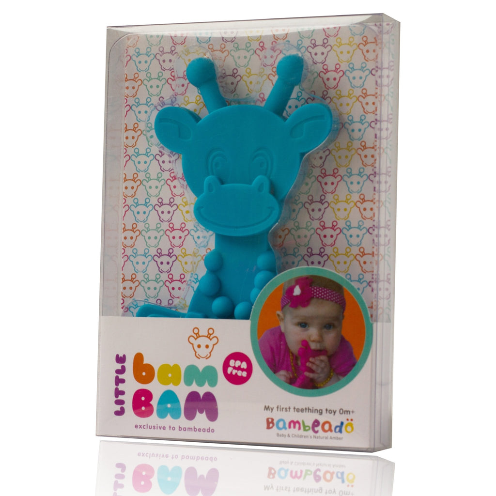 Little bamBAM Baby Teething Toy – Cyan - Shop Avnu