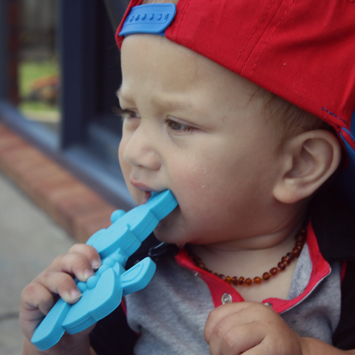Little bamBAM Baby Teething Toy – Cyan - Shop Avnu