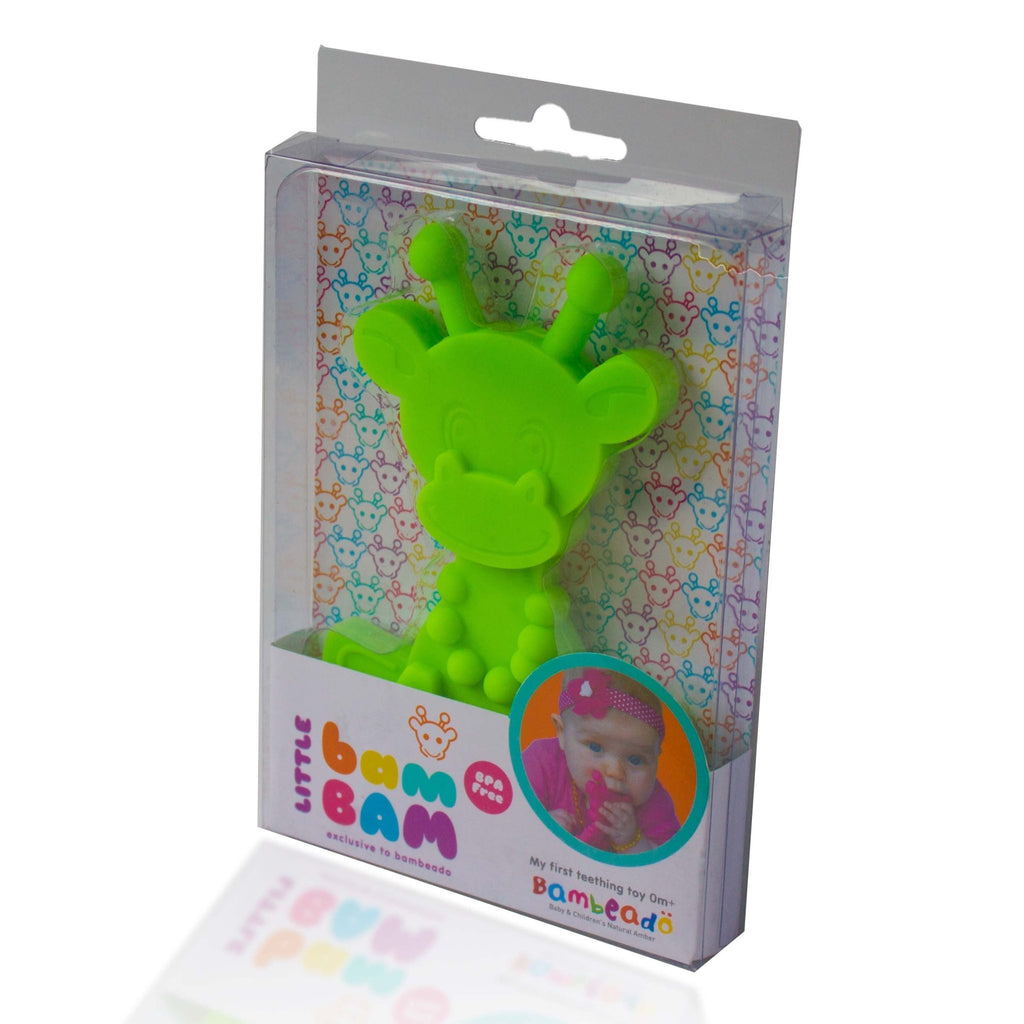 Little bamBAM Baby Teething Toy - Lime - Shop Avnu