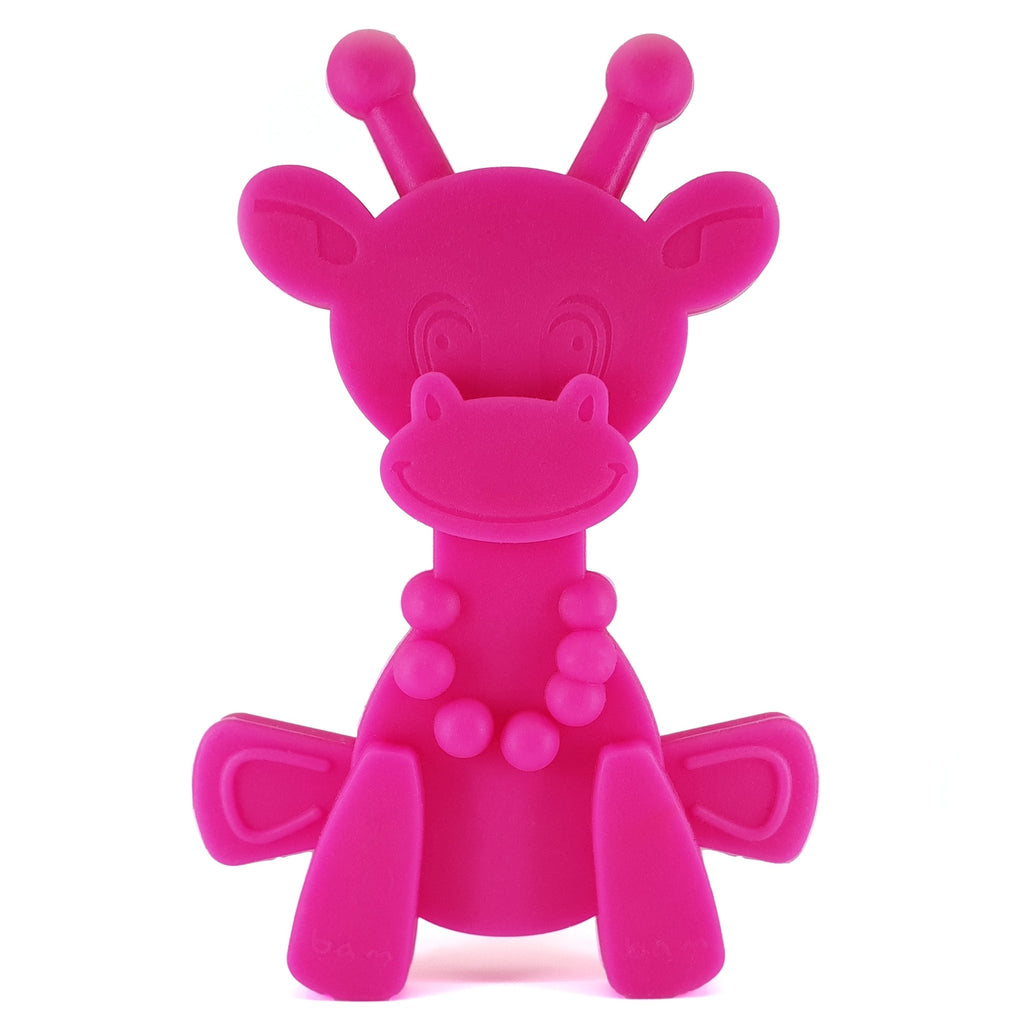 Little bamBAM Baby Teething Toy - Magenta - Shop Avnu