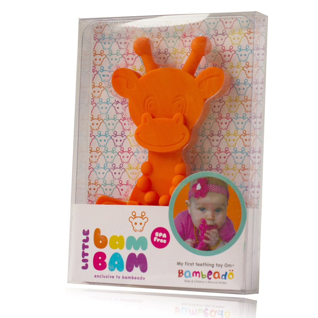 Little bamBAM Baby Teething Toy – Orange - Shop Avnu