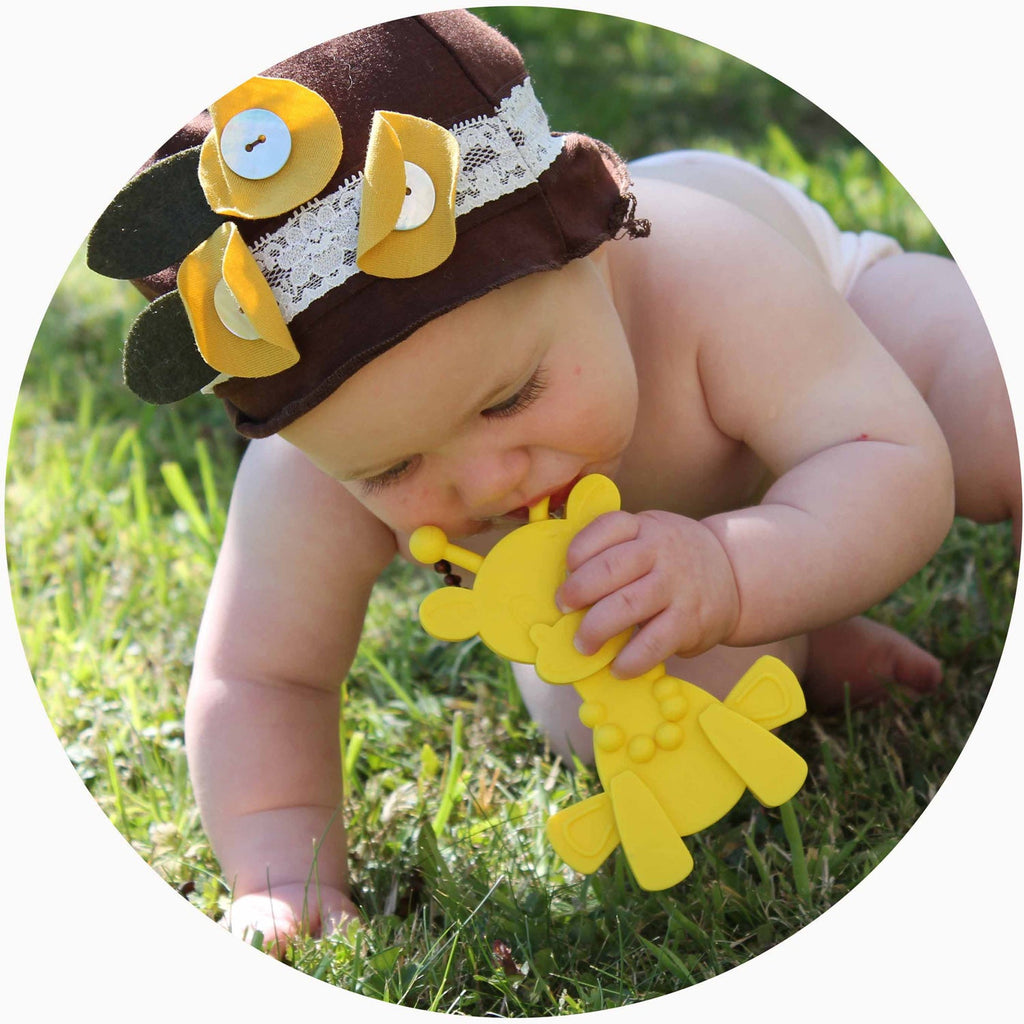 Little bamBAM Baby Teething Toy – Yellow - Shop Avnu