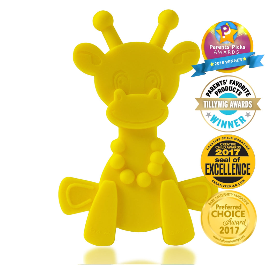 Little bamBAM Baby Teething Toy – Yellow - Shop Avnu