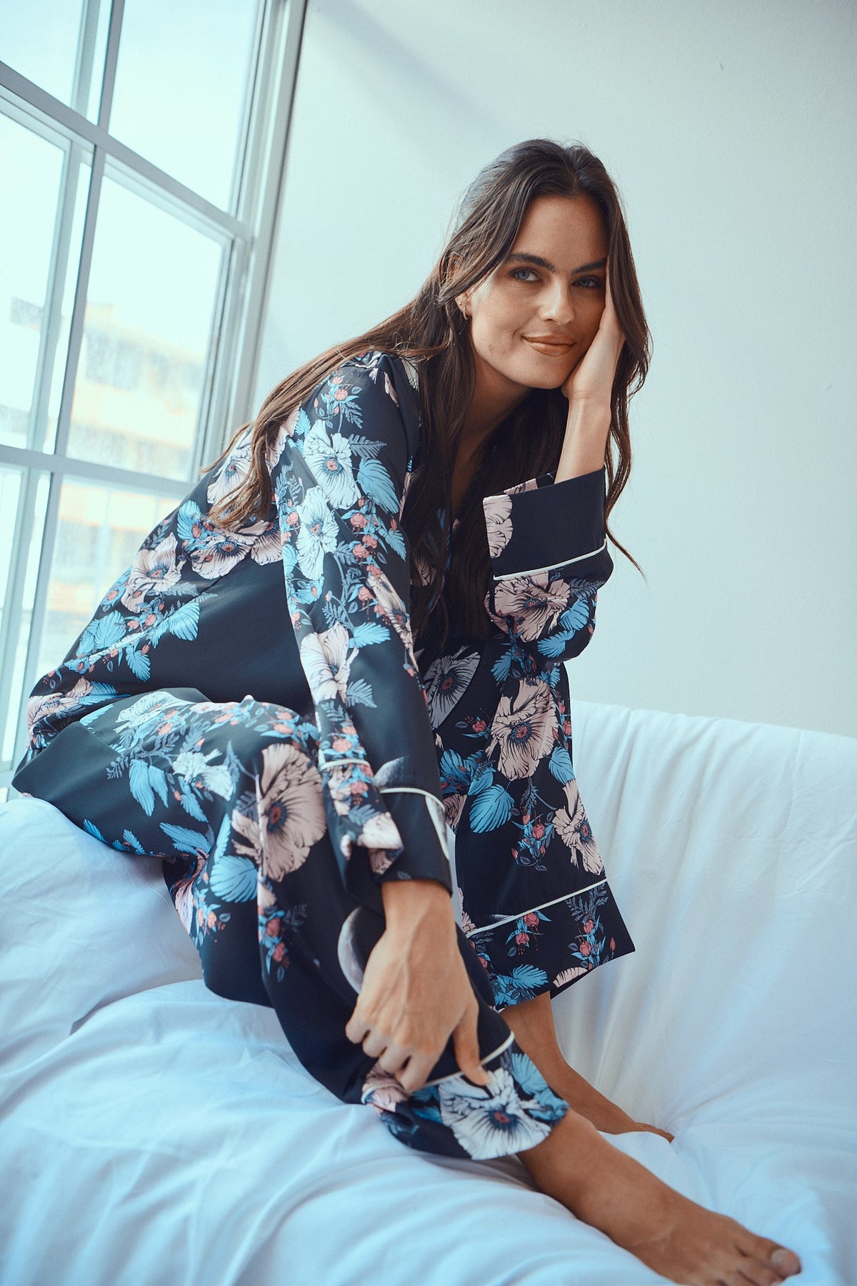 Washable Silk Pajama Set - Grace Kelly - Shop Avnu