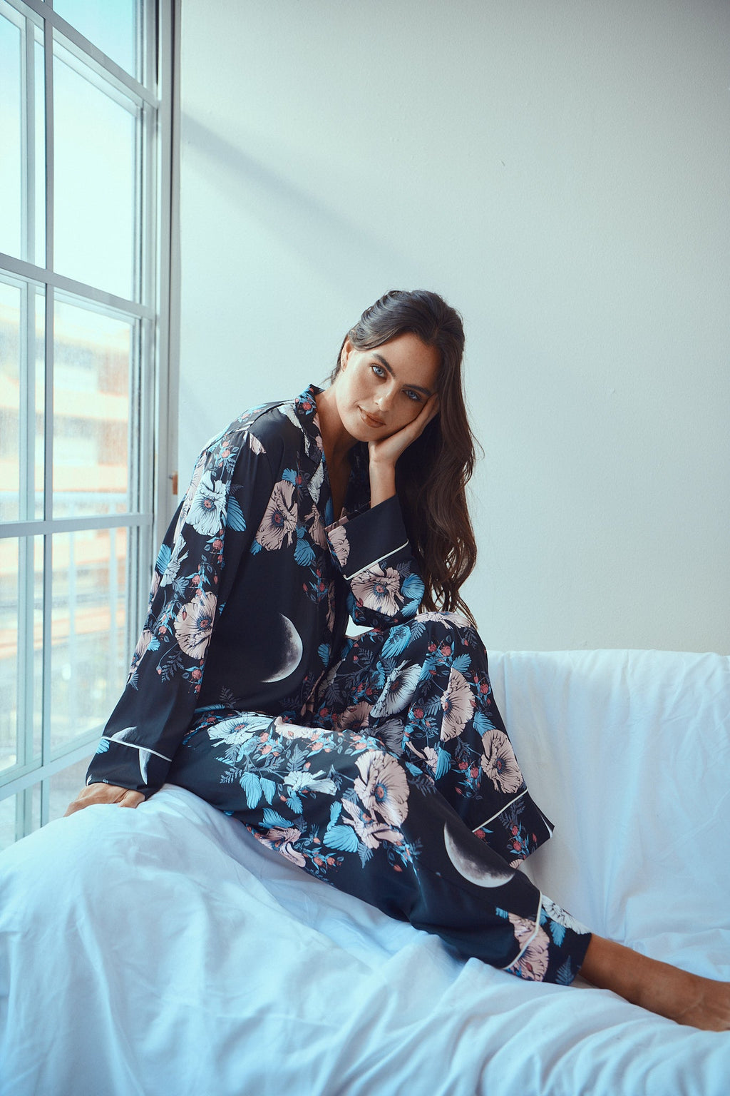 Washable Silk Pajama Set - Grace Kelly - Shop Avnu