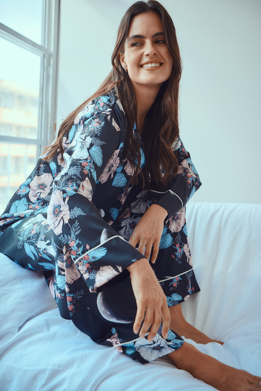 Washable Silk Pajama Set - Grace Kelly - Shop Avnu