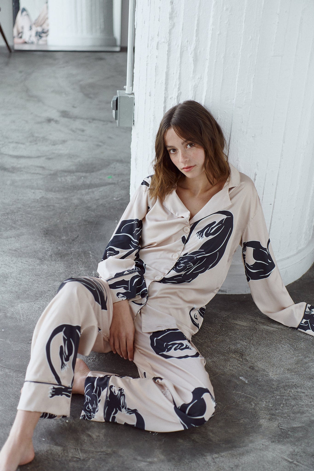 Washable Silk Pajama Set - Thera - Shop Avnu