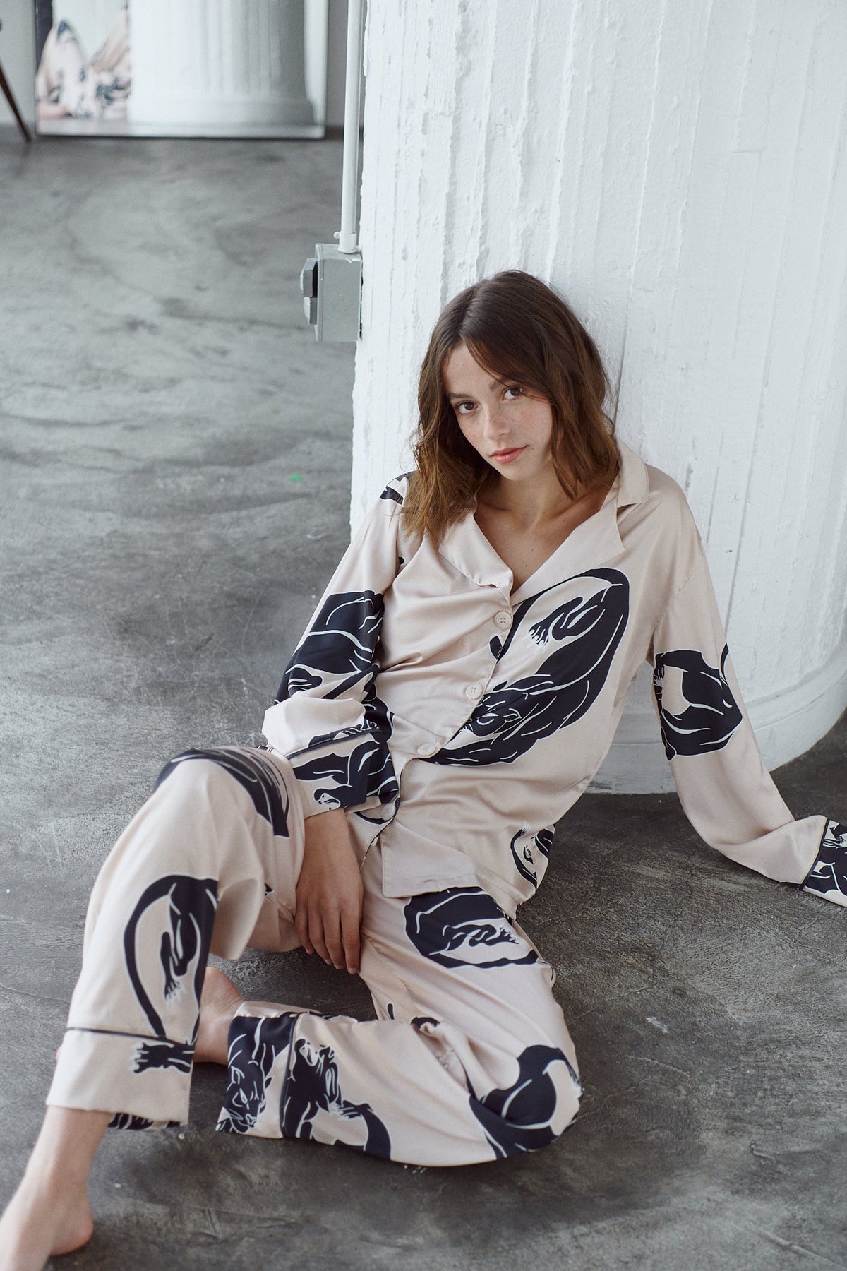 Washable Silk Pajama Set - Thera - Shop Avnu