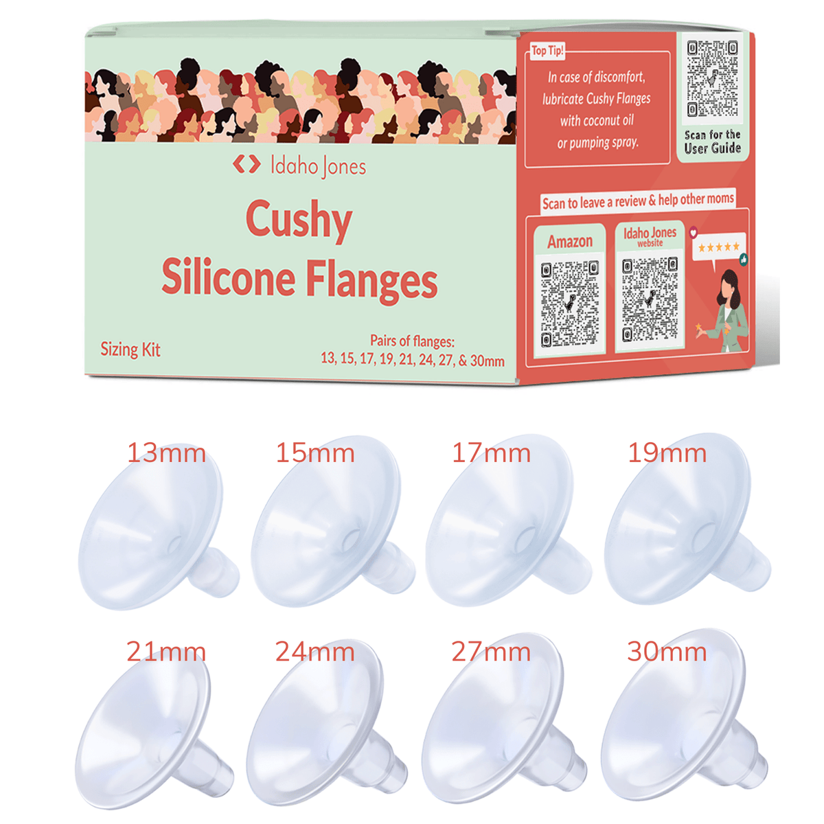 Silicone Breast Pump Flanges - Cushy - Shop Avnu