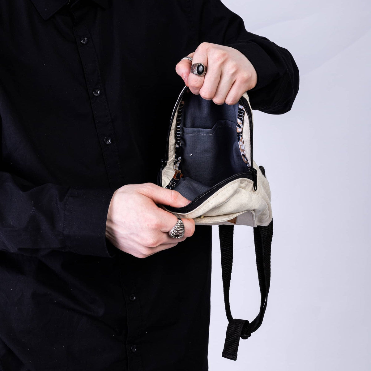 Small Canvas Sling Bag for Women & Men - Buru