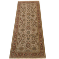 Reversible/2-Sided Soumak Flat Weave (4'x10' Runner) camel/brown