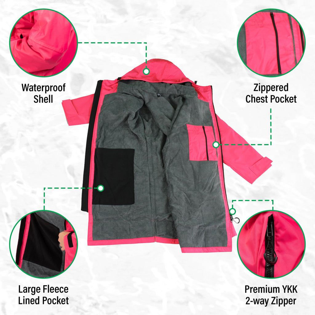 Waterproof Swim Parka | XS-XL (Black)