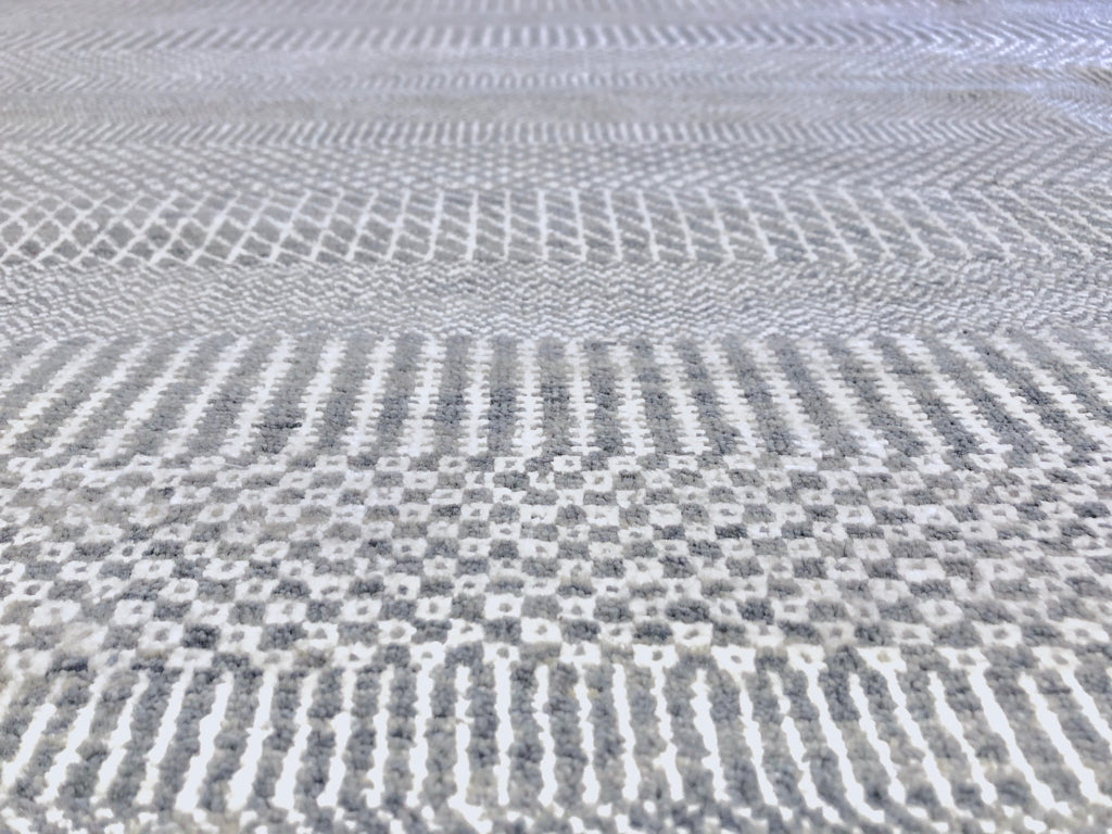 Durva - Grass Design gray 12x14