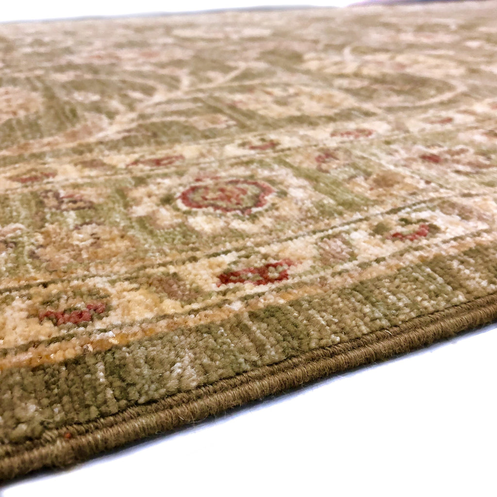 Chobi-Farahan (4'x10' Runner) green/gold